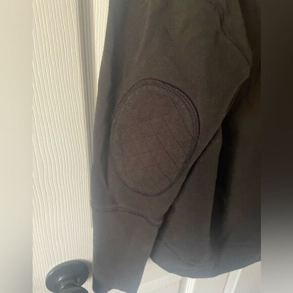 Victoria's Secret Supermodel Essentials gray sweatshirt top button cowl neck XS - Picture 5 of 8